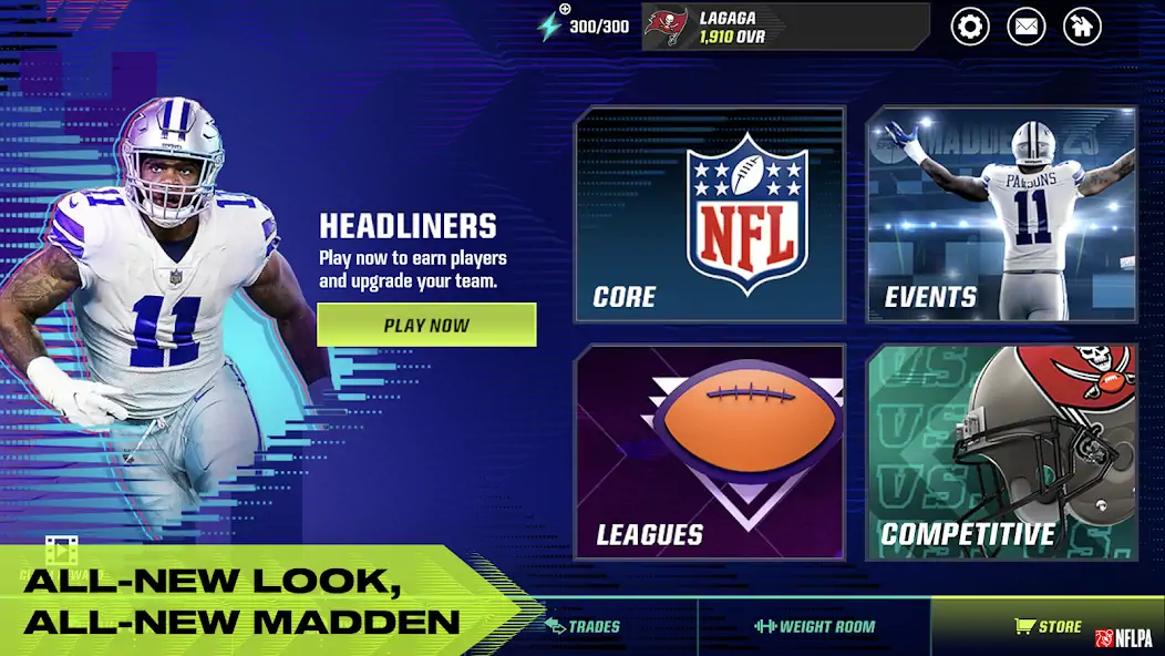 Скачать Madden NFL 23 Mobile Football [Взлом Много денег] APK на Андроид