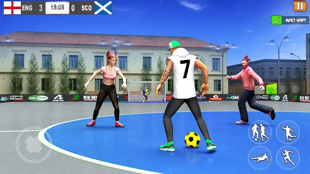Скачать Street Football: Futsal Games [Взлом Бесконечные деньги] APK на Андроид