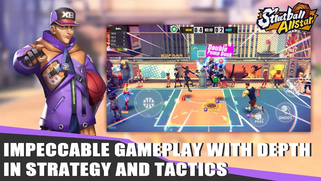 Скачать Streetball Allstar [Взлом Бесконечные деньги] APK на Андроид