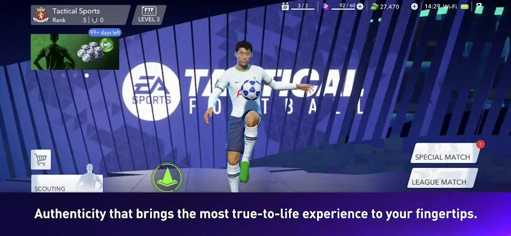 Скачать EA SPORTS Tactical Football [Взлом Бесконечные монеты] APK на Андроид