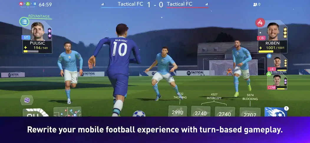 Скачать EA SPORTS Tactical Football [Взлом Бесконечные монеты] APK на Андроид