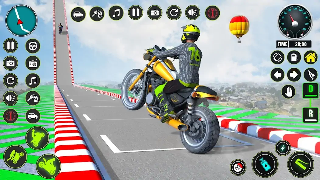 Скачать GT Bike Racing Game Moto Stunt [Взлом Много денег] APK на Андроид