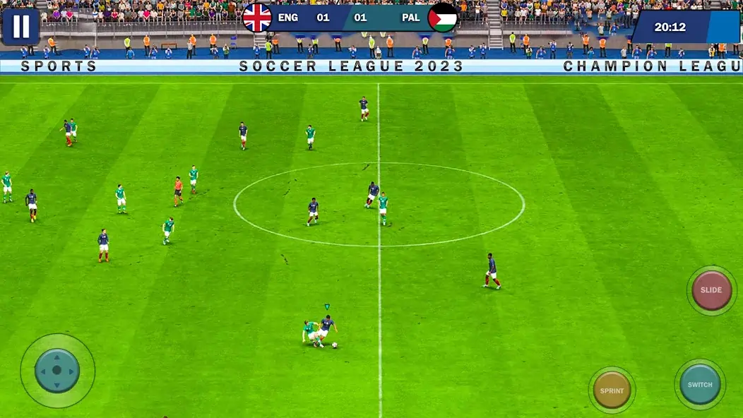 Скачать Soccer Games Football 2023 [Взлом Много монет] APK на Андроид
