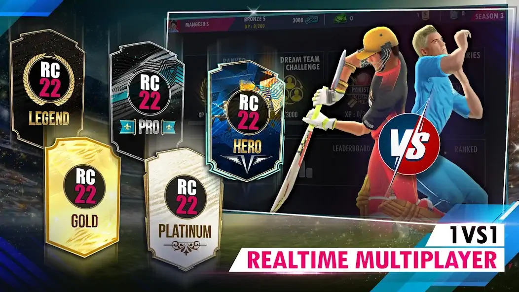 Скачать Real Cricket™ 22 [Взлом Бесконечные монеты] APK на Андроид