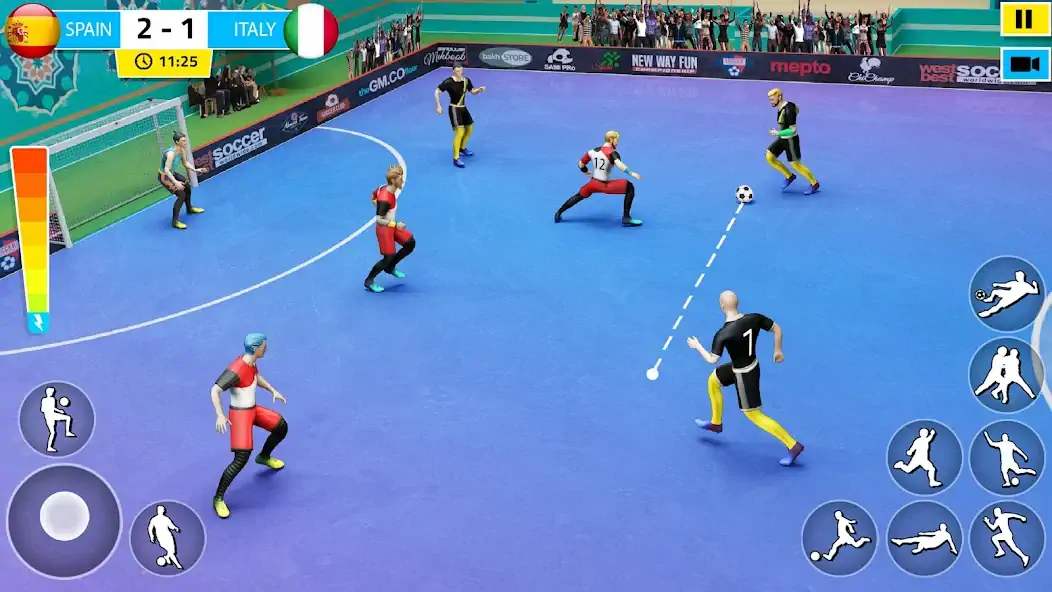 Скачать Indoor Futsal: Football Games [Взлом Много монет] APK на Андроид