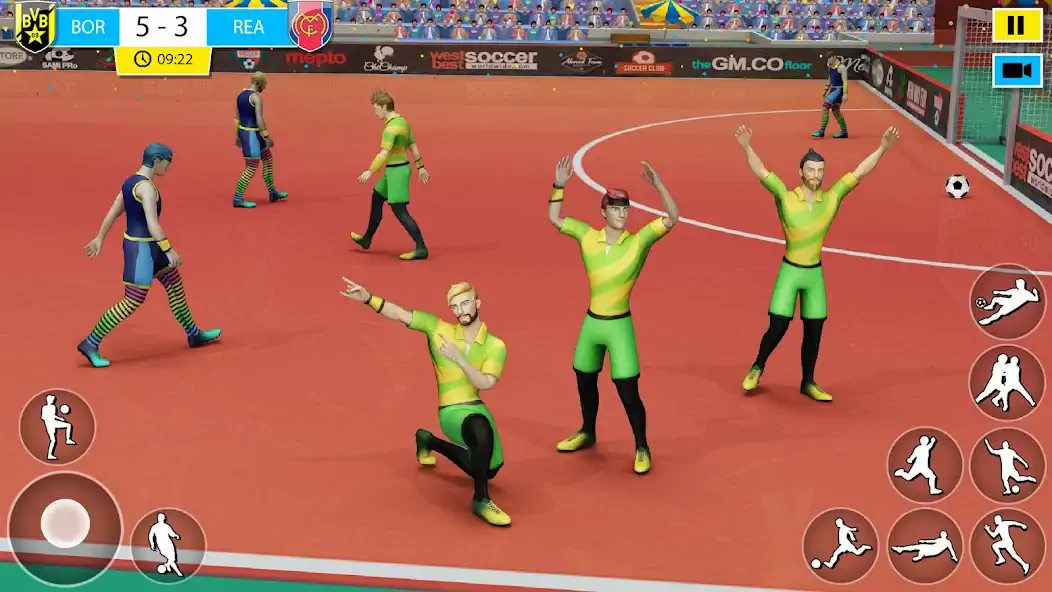 Скачать Indoor Futsal: Football Games [Взлом Много монет] APK на Андроид