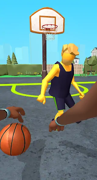 Скачать Dribble Hoops [Взлом Бесконечные монеты] APK на Андроид