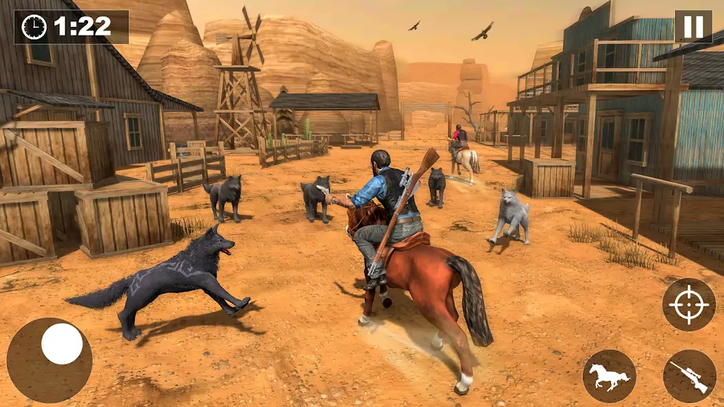 Скачать West Cowboy - Gunfighter Game [Взлом Много монет] APK на Андроид