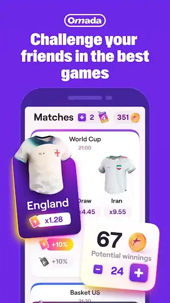 Скачать Omada - Make Sport Social [Взлом Бесконечные деньги] APK на Андроид