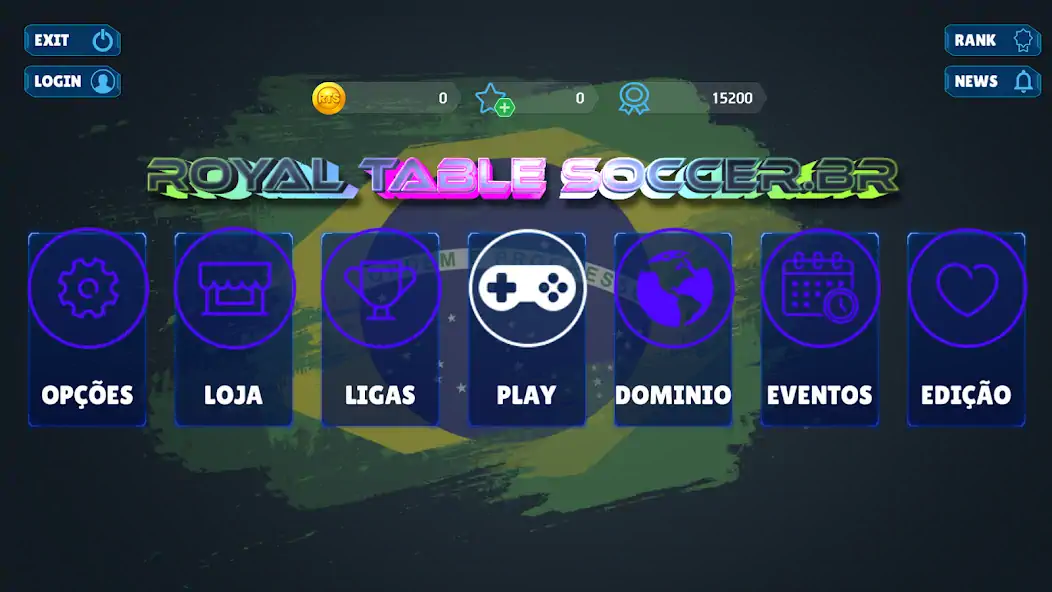 Скачать Royal Table Soccer .BR [Взлом Много денег] APK на Андроид