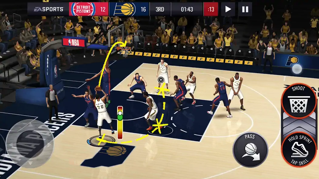 Скачать NBA LIVE Mobile Баскетбол [Взлом Бесконечные деньги] APK на Андроид