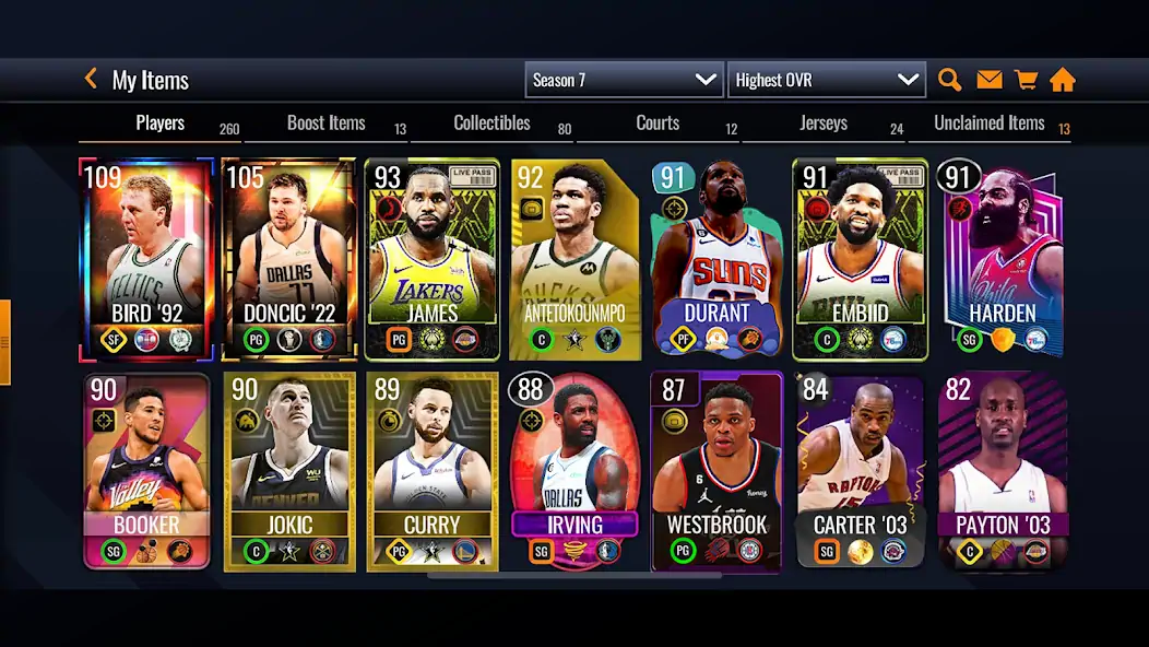 Скачать NBA LIVE Mobile Баскетбол [Взлом Бесконечные деньги] APK на Андроид