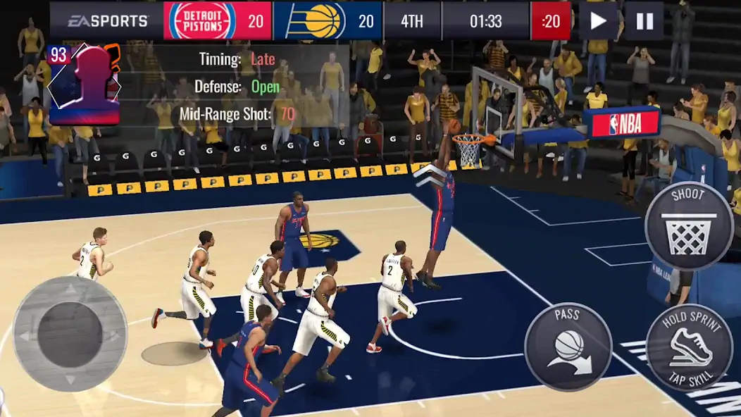 Скачать NBA LIVE Mobile Баскетбол [Взлом Бесконечные деньги] APK на Андроид