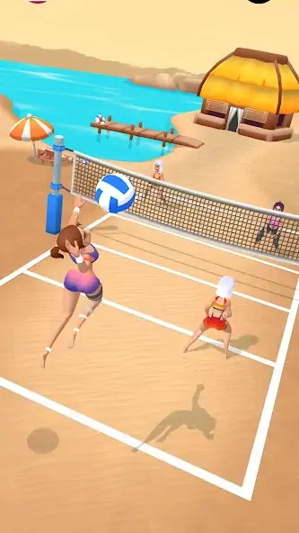 Скачать Beach Volleyball Game [Взлом Бесконечные монеты] APK на Андроид