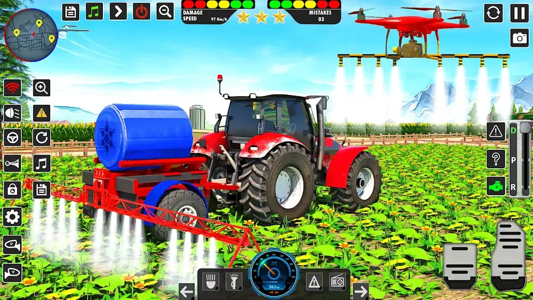 Скачать Real Tractor Driving Games [Взлом Бесконечные деньги] APK на Андроид