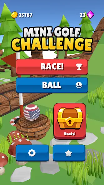 Скачать Mini Golf Challenge [Взлом Много монет] APK на Андроид