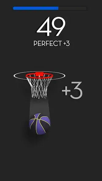 Скачать Dunk Stroke - 3D-баскетбольная [Взлом Много монет] APK на Андроид