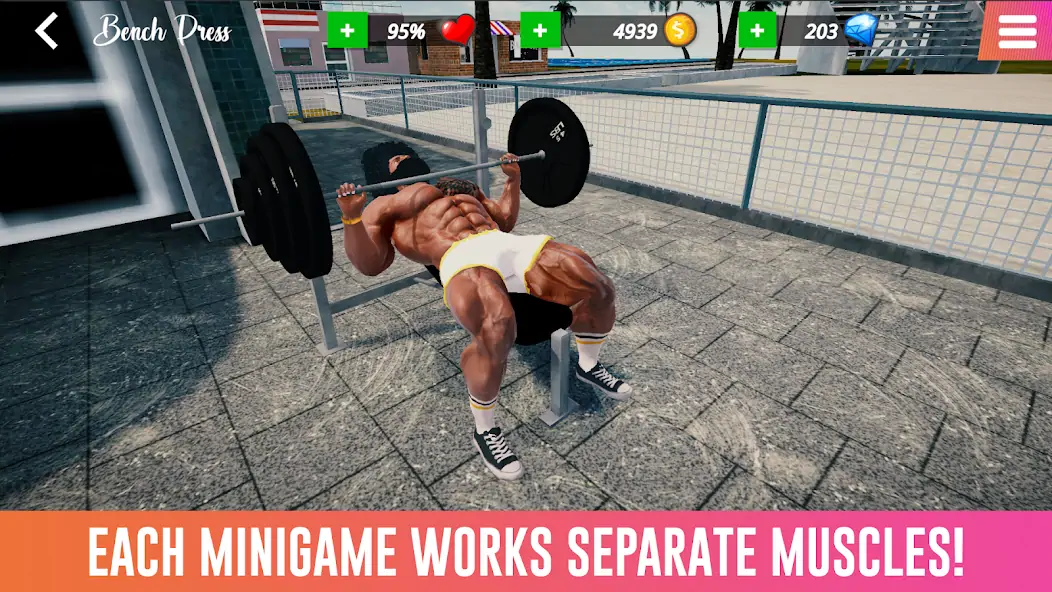 Скачать Iron Muscle IV: бодибилдинг [Взлом Много денег] APK на Андроид