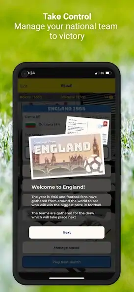 Скачать International Football Manager [Взлом Много монет] APK на Андроид