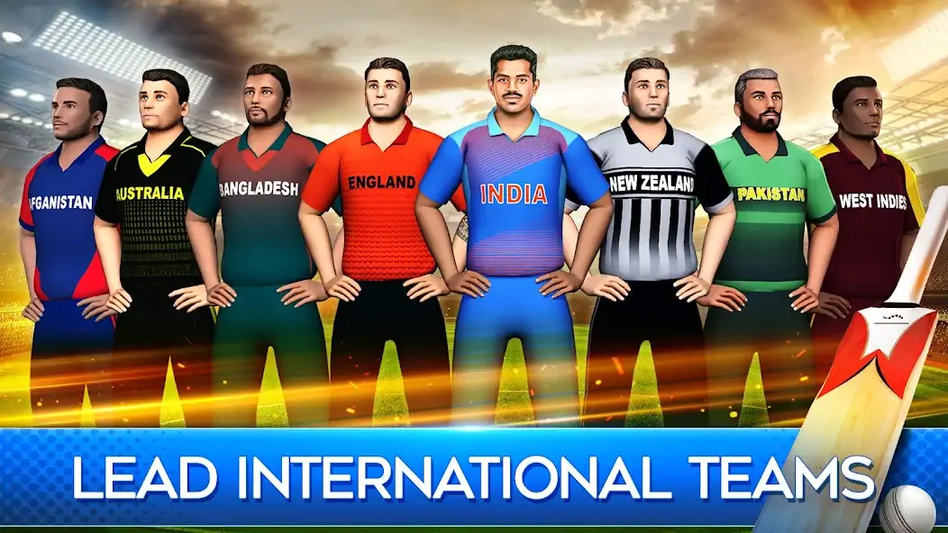 Скачать World Cricket Premier League [Взлом Бесконечные монеты] APK на Андроид