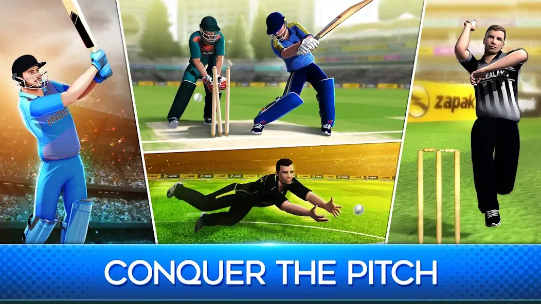 Скачать World Cricket Premier League [Взлом Бесконечные монеты] APK на Андроид