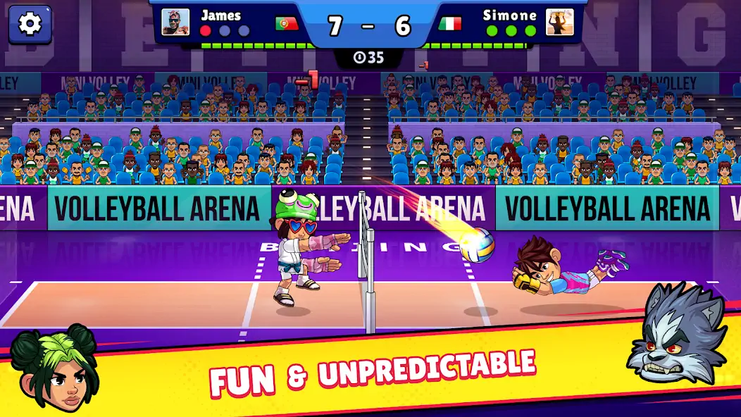 Скачать Volleyball Arena: Spike Hard [Взлом Бесконечные монеты] APK на Андроид