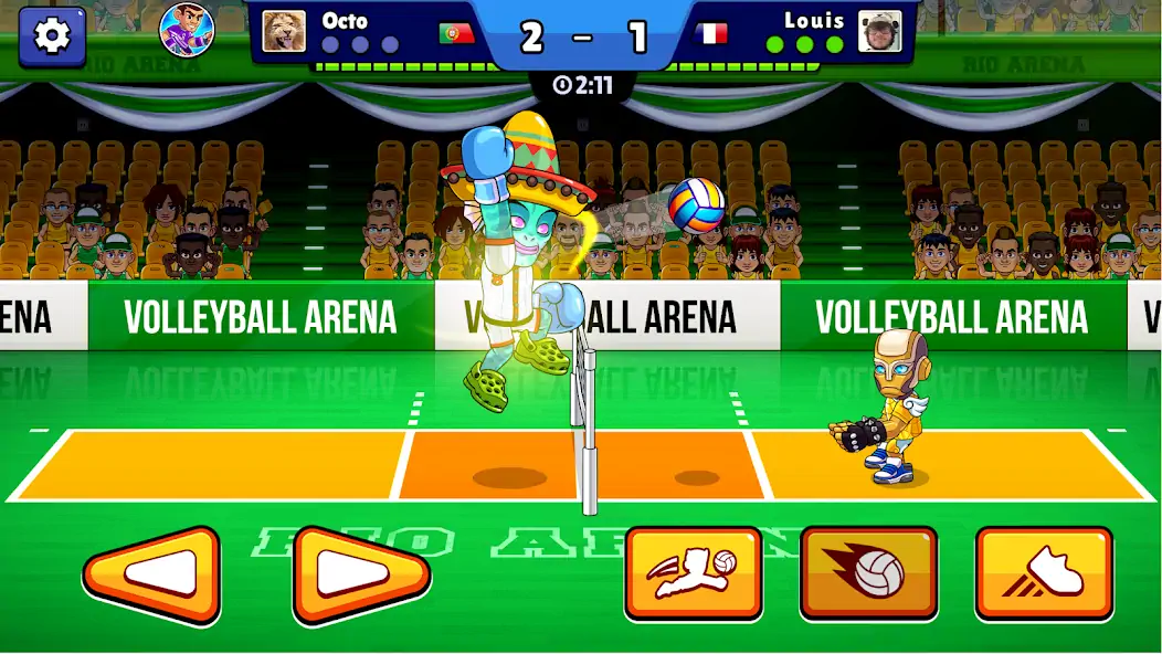 Скачать Volleyball Arena: Spike Hard [Взлом Бесконечные монеты] APK на Андроид