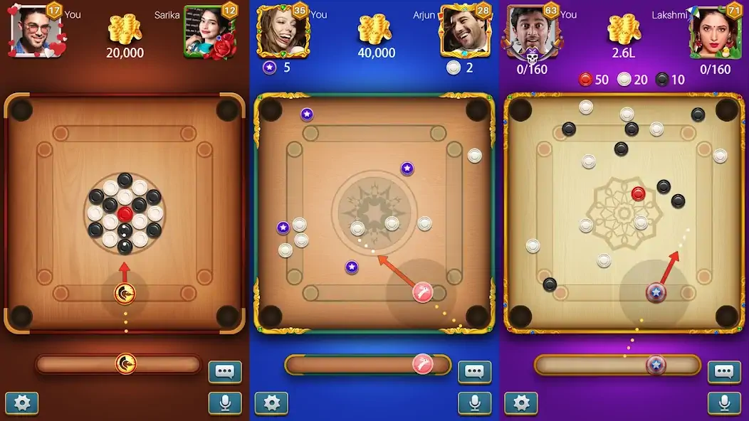 Скачать Carrom Meta-Board Disc Game [Взлом Много денег] APK на Андроид