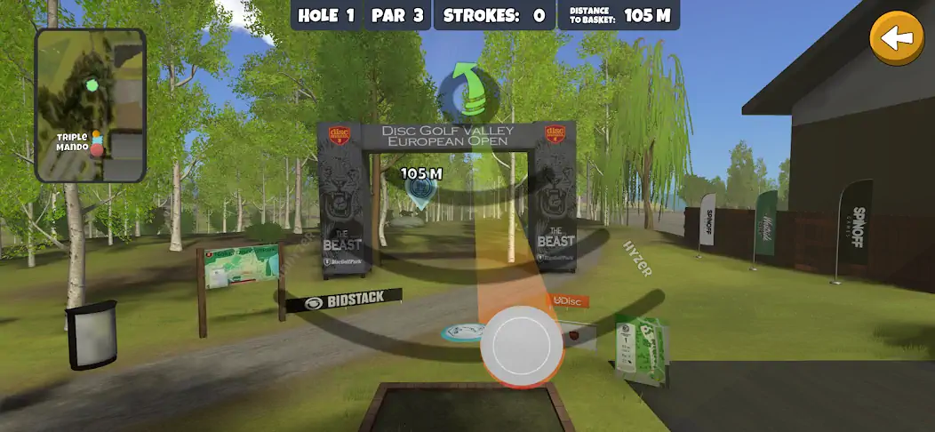 Скачать Disc Golf Valley [Взлом Много монет] APK на Андроид