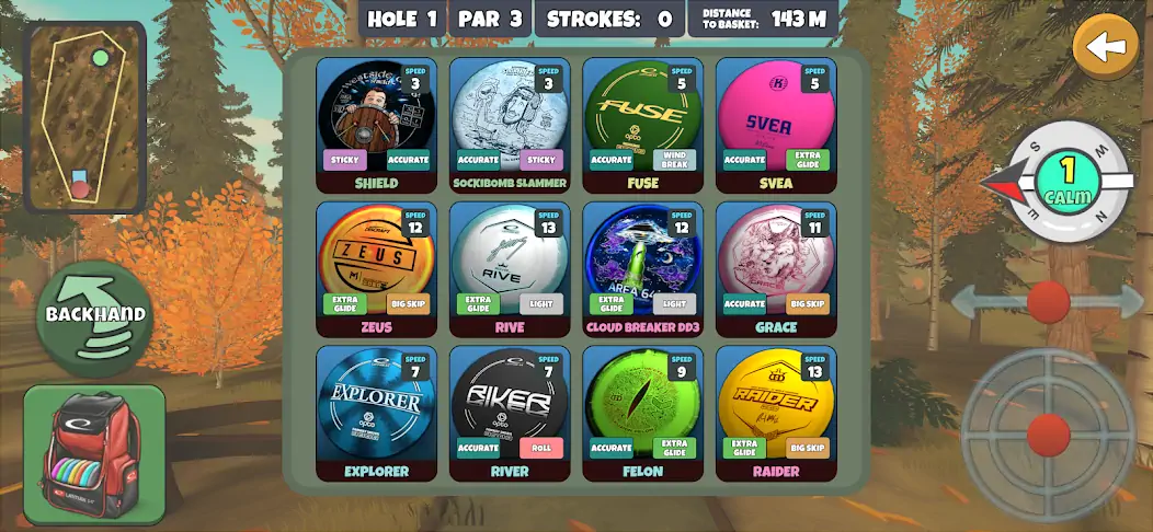 Скачать Disc Golf Valley [Взлом Много монет] APK на Андроид