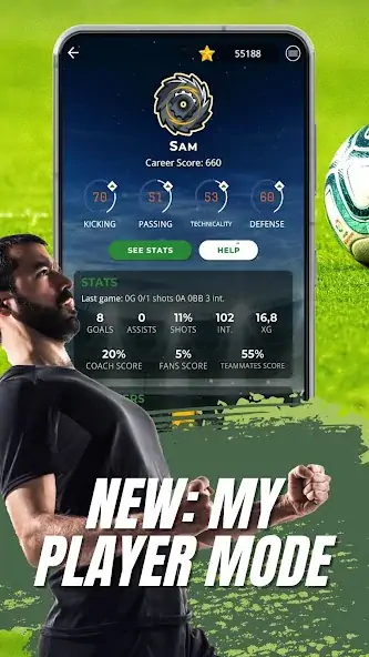 Скачать Astonishing Eleven Football [Взлом Бесконечные деньги] APK на Андроид