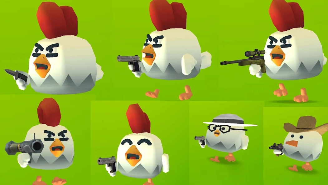 Скачать Chicken Gun [Взлом Бесконечные деньги] APK на Андроид