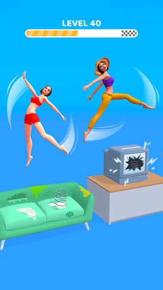 Скачать Home Flip: прыжки до кровати [Взлом Много монет] APK на Андроид