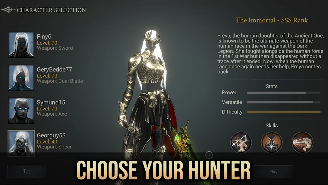 Скачать Demon Hunter: Premium [Взлом Много денег] APK на Андроид