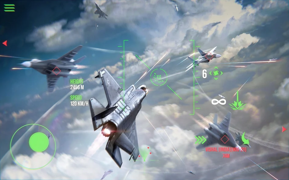 Скачать Modern Warplanes: ПвП шутер [Взлом Бесконечные монеты] APK на Андроид