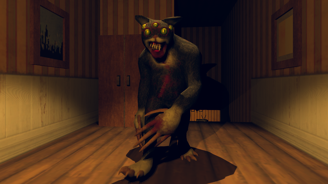 Скачать Cat Fred Evil Pet. Horror game [Взлом Много денег] APK на Андроид