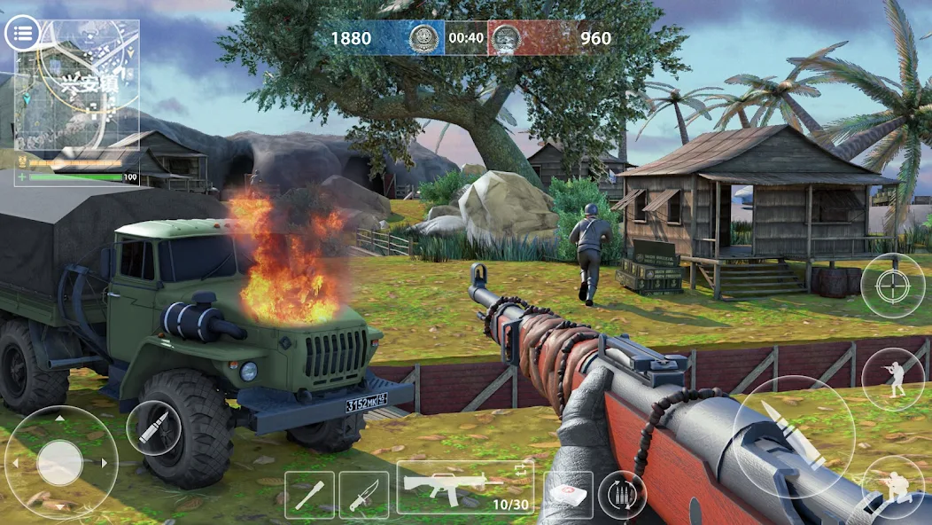Скачать World War 2 Reborn: War Games [Взлом Много монет] APK на Андроид