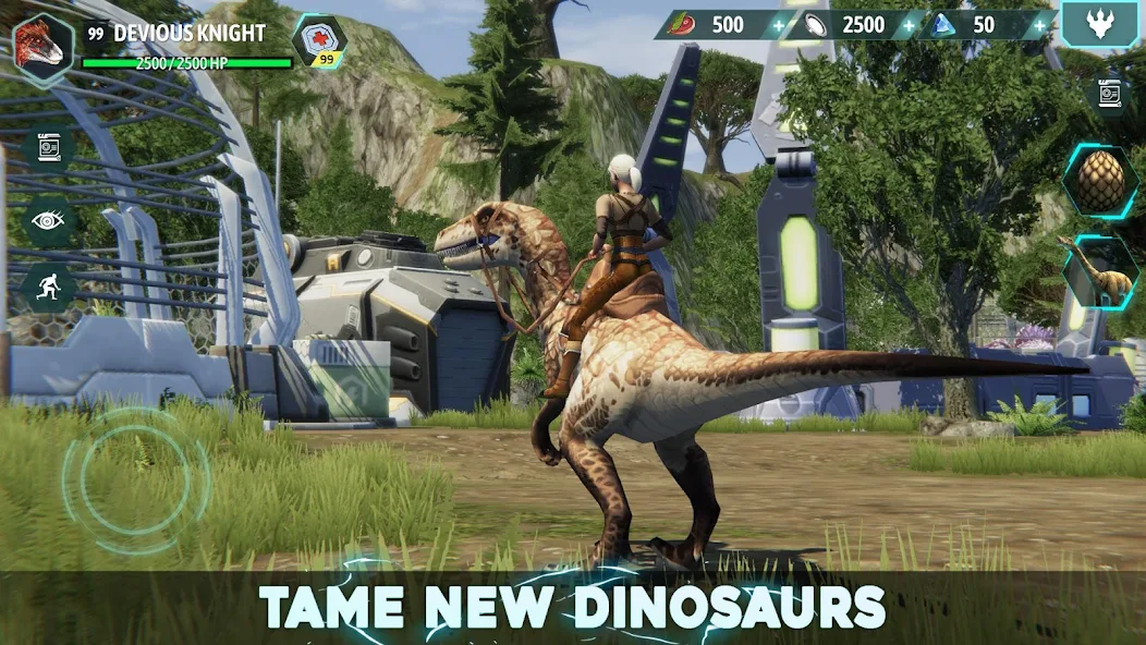 Скачать Dino Tamers - Jurassic MMO [Взлом Много монет] APK на Андроид