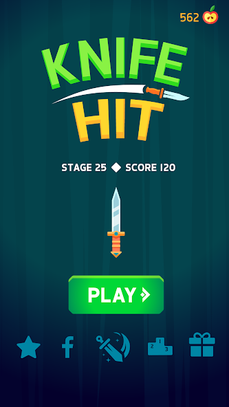 Скачать Knife Hit [Взлом Много монет] APK на Андроид