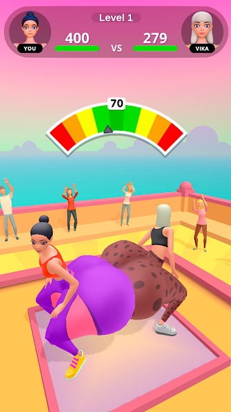 Скачать Twerk Race 3D－тверк-батл игра [Взлом Бесконечные монеты] APK на Андроид