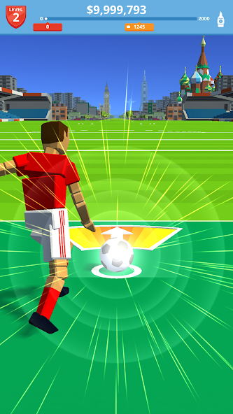 Скачать Soccer Kick [Взлом Бесконечные деньги] APK на Андроид
