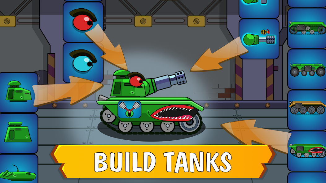 Скачать TankCraft: Танковая битва [Взлом Много монет] APK на Андроид