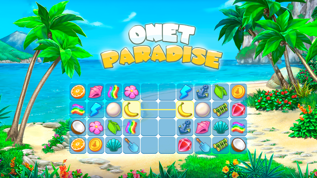 Скачать Onet Paradise: летний маджонг [Взлом Бесконечные монеты] APK на Андроид