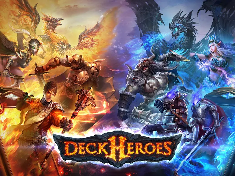 Скачать Deck Heroes: Legacy [Взлом Бесконечные монеты] APK на Андроид