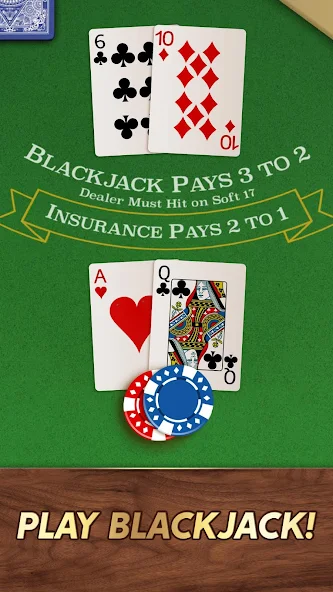 Скачать Blackjack [Взлом Бесконечные монеты] APK на Андроид