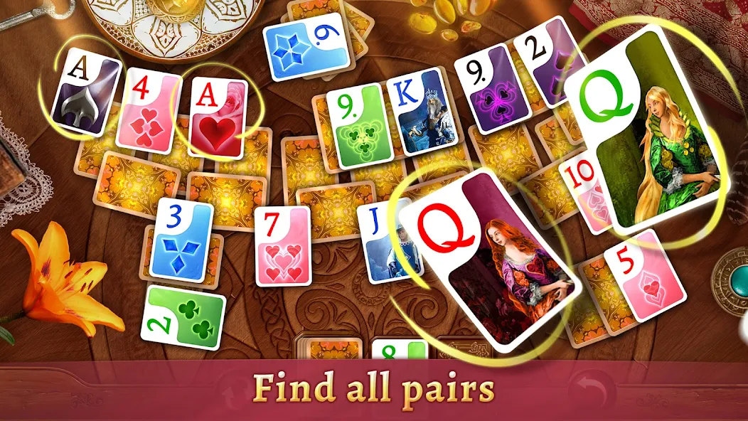 Скачать Solitaire Dreams: Card Games [Взлом Много монет] APK на Андроид