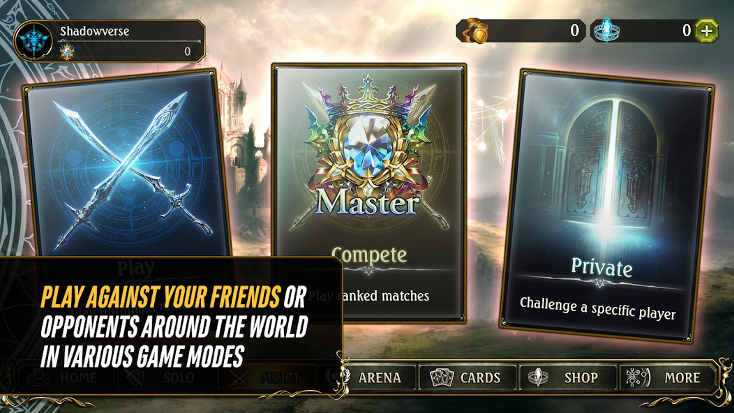 Скачать Shadowverse CCG [Взлом Бесконечные монеты] APK на Андроид