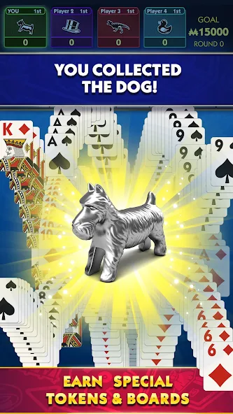 Скачать MONOPOLY Solitaire: Card Game [Взлом Много монет] APK на Андроид