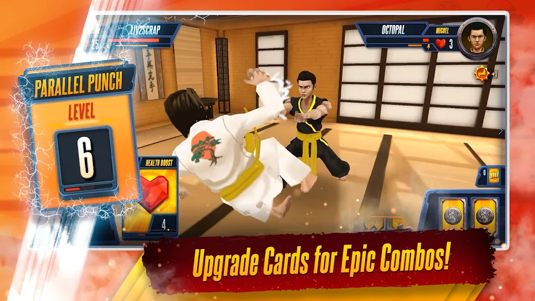 Скачать Cobra Kai: Card Fighter [Взлом Бесконечные деньги] APK на Андроид