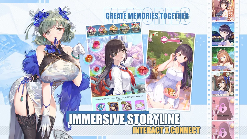 Скачать Lost in Paradise:Waifu Connect [Взлом Много монет] APK на Андроид